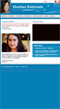Mobile Screenshot of heatherrobinson.net
