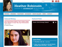Tablet Screenshot of heatherrobinson.net